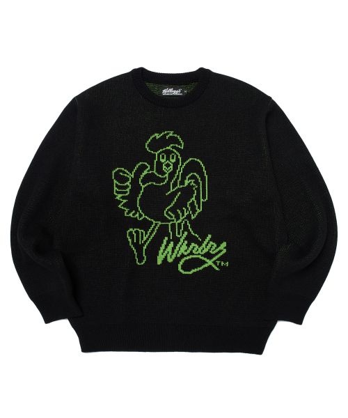 위캔더스 WKNDRS KELLOGGS KNIT SWEATER BLACK WS2504KN01BK 413565_이미지