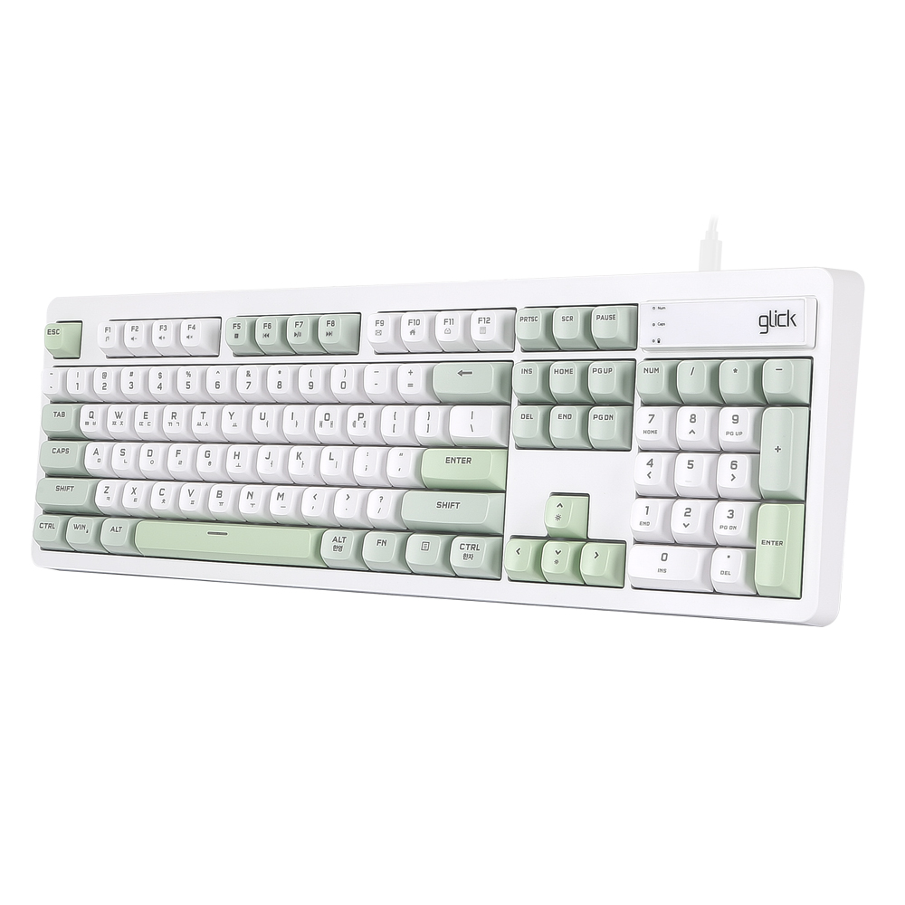 지클릭커 OFFICEPRO OPK50 사일런스 M RGB 무소음 방수 104 (Greenwich)_이미지
