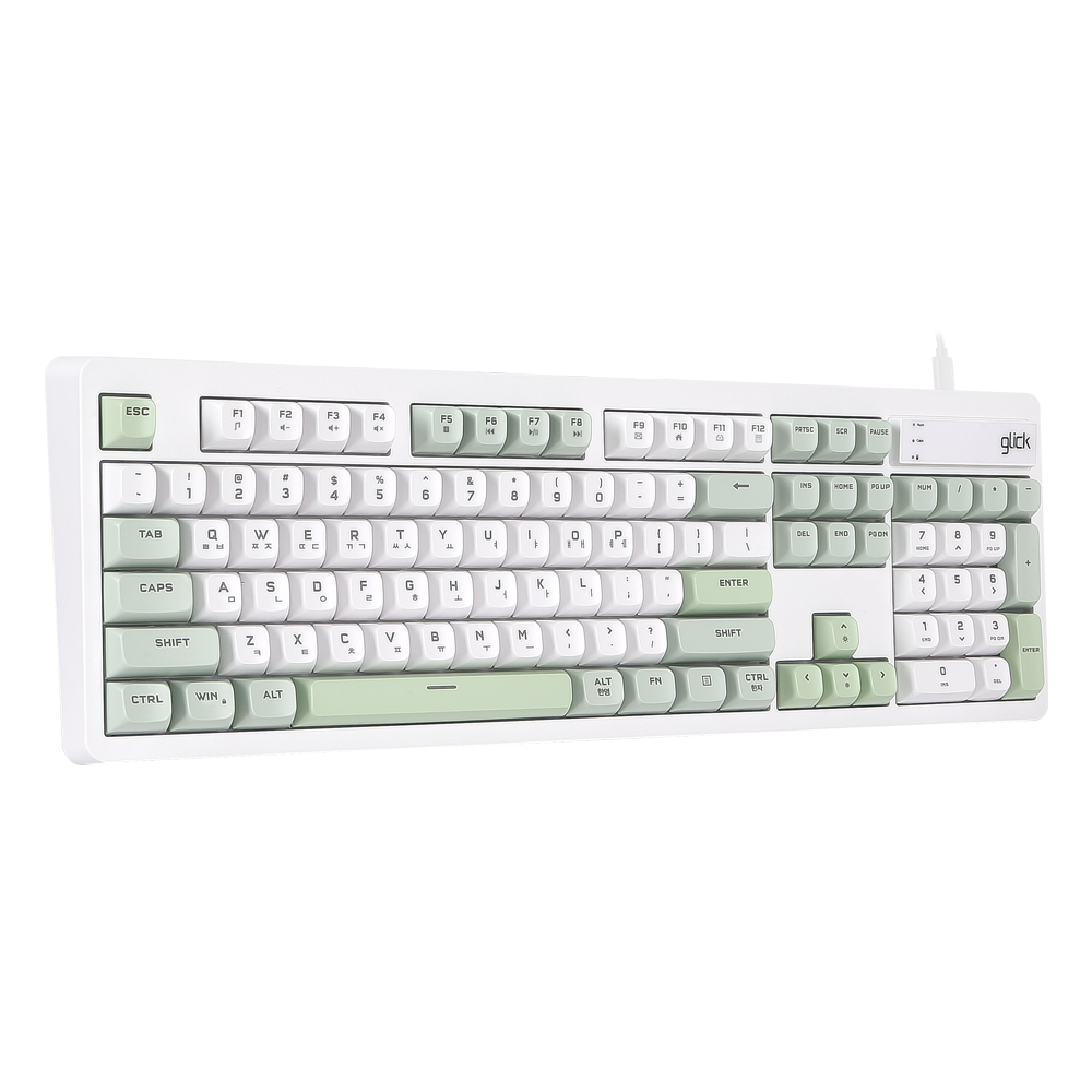 지클릭커 OFFICEPRO OPK50 사일런스 M RGB 무소음 방수 104 (Greenwich)_이미지