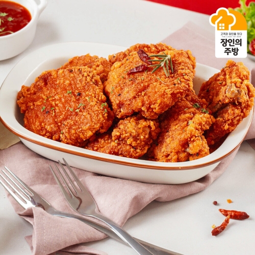 장인의주방 편의점조각<b>치킨</b> 매콤넓적다리 1.25kg