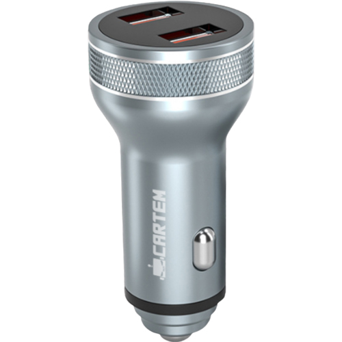 카템팩토리 VIP 풀메탈 LED 듀얼 QC3.0 차량용 고속충전기