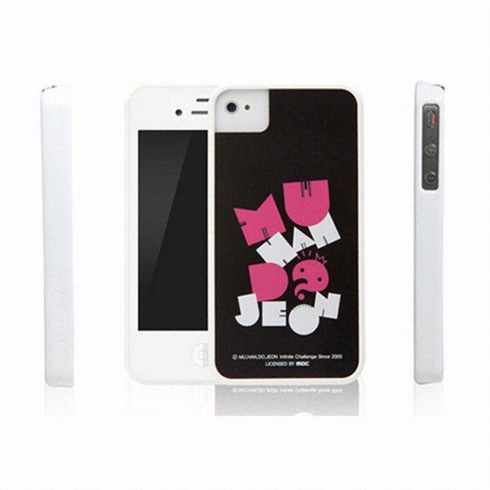 아이커버 DUES 무한도전 WHITE SERIES - CLASSIC BLACK (아이폰4/4S)_이미지