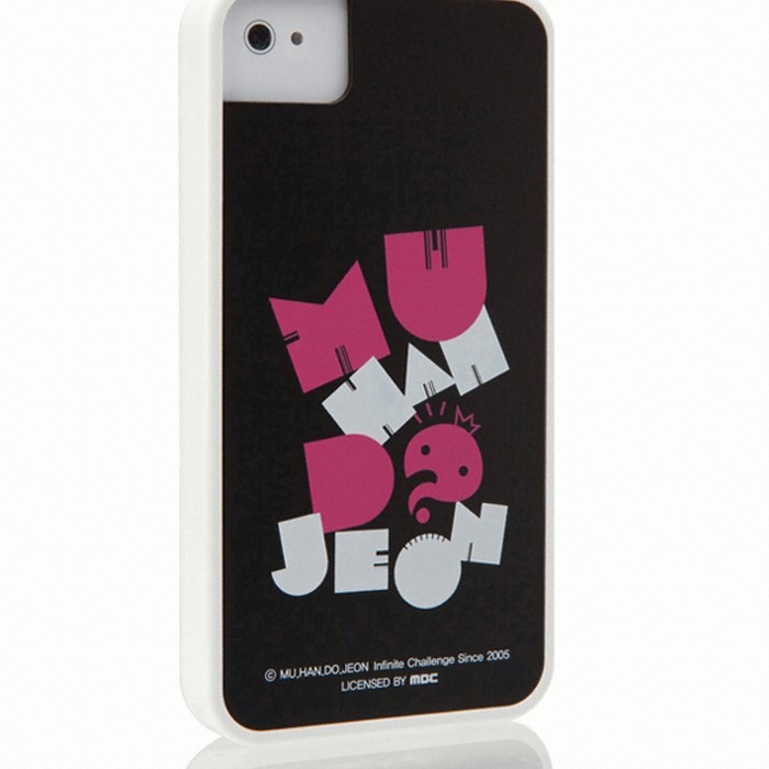 아이커버 DUES 무한도전 WHITE SERIES - CLASSIC BLACK (아이폰4/4S)_이미지