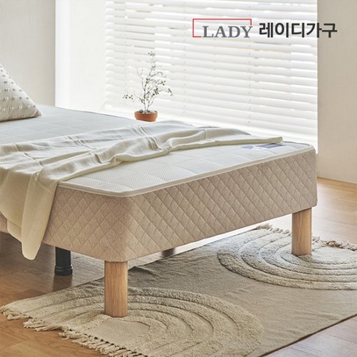 레이디가구 오트 일체형 침대 SS (본넬스프링)_이미지