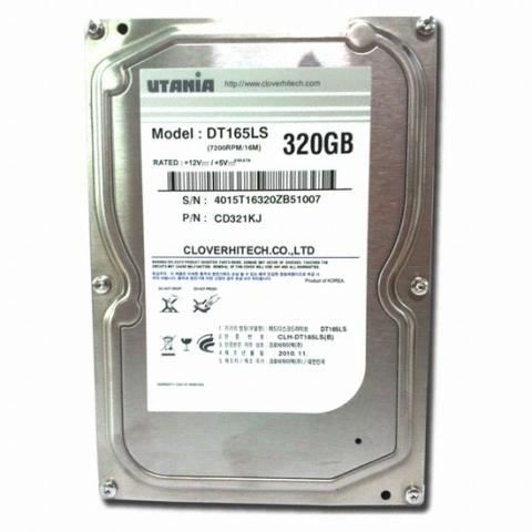 ũ�ι������� 320GB UTANIA DT165LS (SATA2/7200/16M/���ǰ)