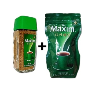 동서식품 <b>맥심</b> <b>디카페인</b> 100g병커피+170g리필백 <b>디카페인</b> 100g병커피+170g리필백