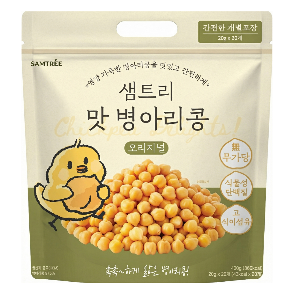 허베이푸장식품 샘트리 맛 병아리콩 오리지널 400g (1개)