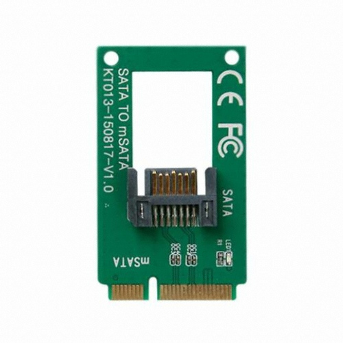 라이트컴 Coms PCB 타입 SATA to mSATA 변환 컨버터 (KS508)
