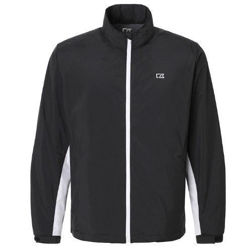 커터앤벅 골프 배색 바람막이 점퍼 CBM3AWR304BK