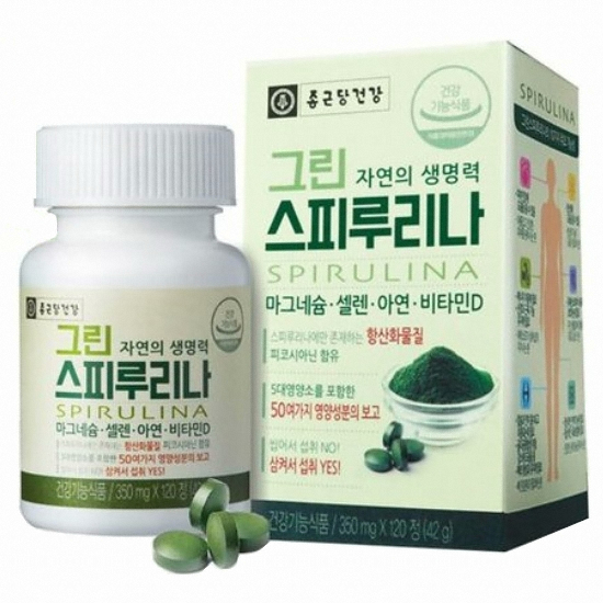 종근당건강 그린 스피루리나 120정 (1개)