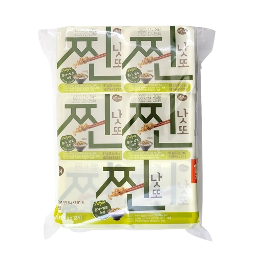 맑은물에 찐낫또 45.5gx12개 12개 45.5g