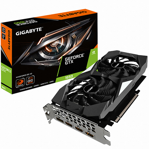 GIGABYTE 지포스 GTX 1650 WINDFORCE OC D5 4GB 제이씨현