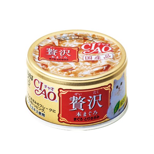 이나바 캣 챠오 제이타크캔 혼마구로&참치&닭가슴살 A-141 80g (1개)_이미지