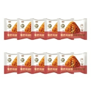 엄지식품 묵은지삼겹 구운 주먹밥 100g (10개)_이미지