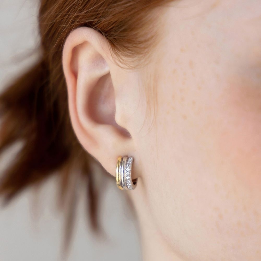 타티아나 다이버스 리니어 후프 귀걸이 EC3229