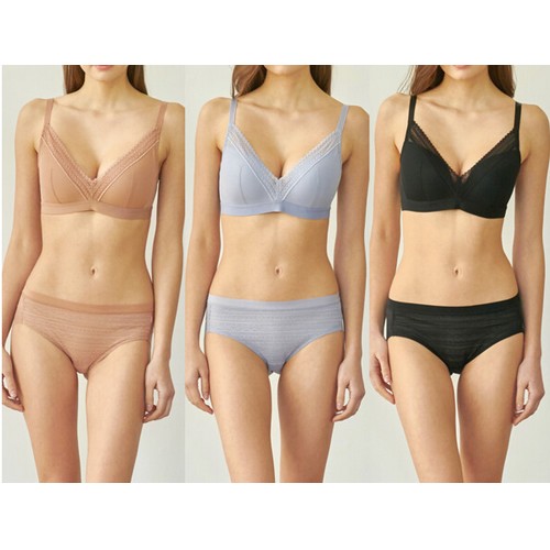 와이어리스 레이스브라렛 브라팬티 6종 PXW2N010304_T