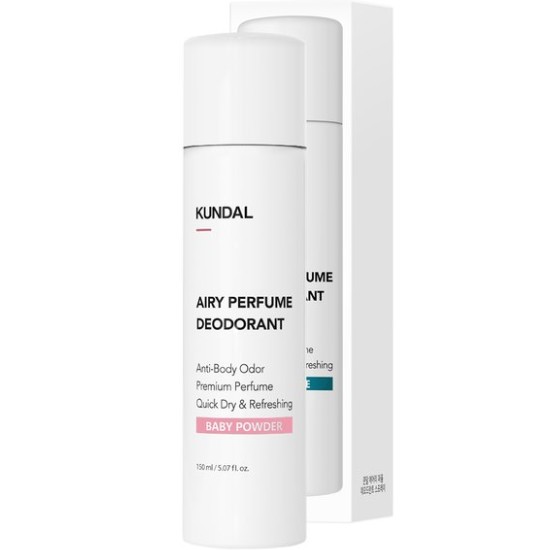 쿤달 에어리 퍼퓸 데오드란트 스프레이 베이비파우더 150ml