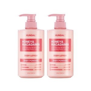 쿤달 퓨어 바디로션 베이비파우더 500ml (2개)_이미지