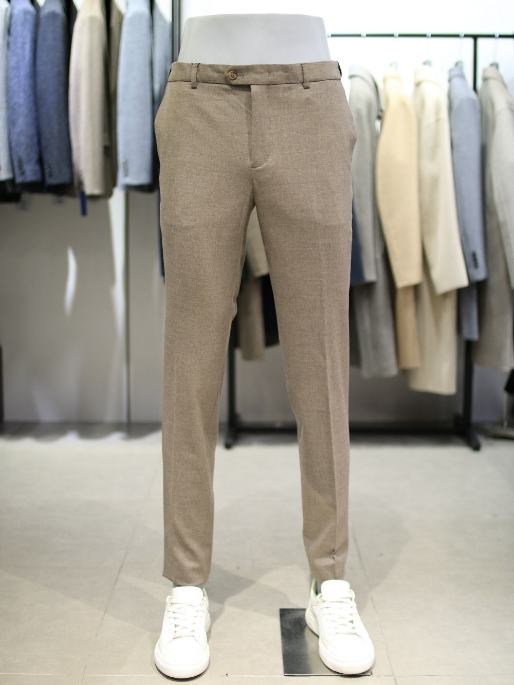 바쏘옴므 TASMANIA 슬랙스 스판 캐시미어 울 블렌드밴딩 팬츠 42WS4PS60A42