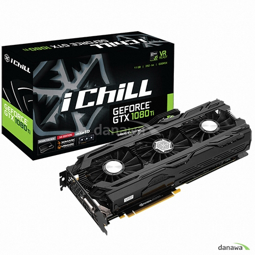 INNO3D iChiLL 지포스 GTX1080 Ti D5X 11GB X4_이미지