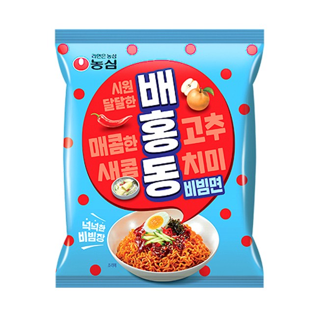 농심 배홍동 비빔면 137g (40개)_이미지
