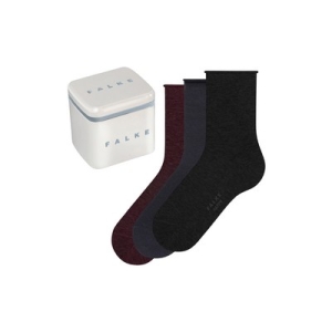 폴케 Happy 모듬 3팩 승무원 양말 선물 상자 517318 Light Grey/ Blossom/ Black 35/38