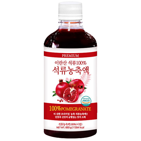 푸른들판 이란산 석류 100% 석류 농축액 660g (5개)