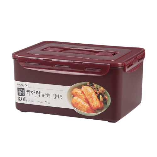 락앤락 뉴 와인 원핸들 김치통 8L (HPL884WN) (1개)_이미지