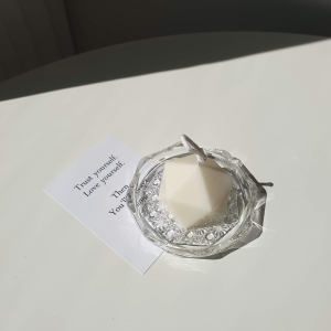 페페무드 크리스탈 캔들받침 홀더 촛대_이미지