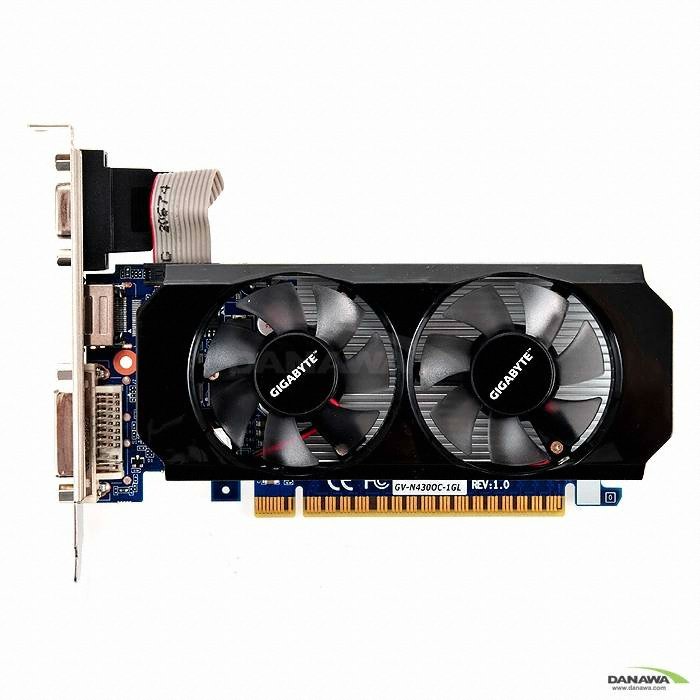 GIGABYTE 지포스 GT430 Over D3 1GB 미니미-2X LP