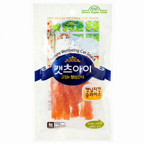 캣츠아이 고양e 웰빙간식 치킨컷트 27g이미지입니다. 누르면 해당 게시물로 새창이동합니다.