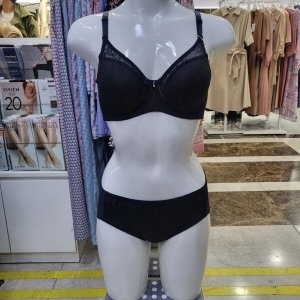 기능성 풀컵 매쉬테잎 데일리몰드브라 6789BK 기