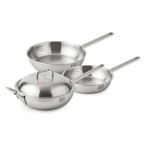 AMT 316Ti 통5중 스텐 3종 (소테팬22,26+편수웍28)
