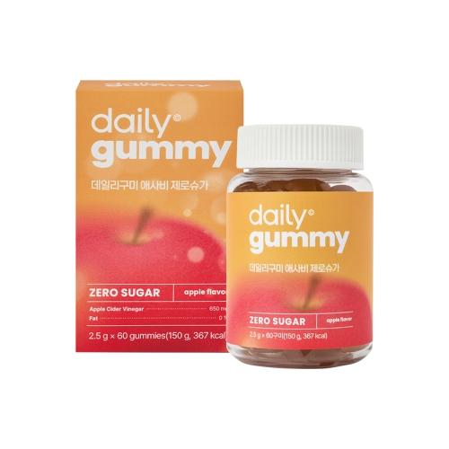 네추럴라이즈 데일리 구미 애사비 제로슈가 60구미