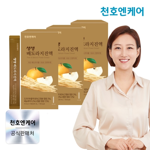 천호엔케어 생생 배도라지진액 15ml 15포 (3개)