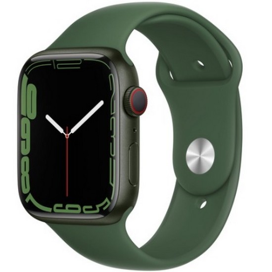 APPLE 워치 시리즈7 45mm Cellular 그린 알루미늄 (스포츠밴드)_이미지