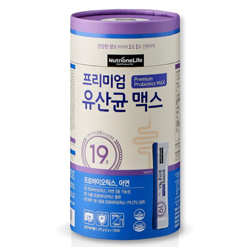 뉴트리원 뉴트리원라이프 프리미엄 유산균 맥스 100포 (1개)