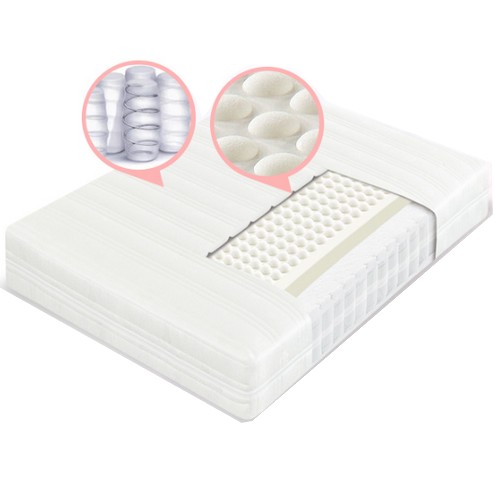 지베스 스테디2 슬림둥지 저상형 LED 패밀리침대 SS+Q (40T라텍스독립)_이미지