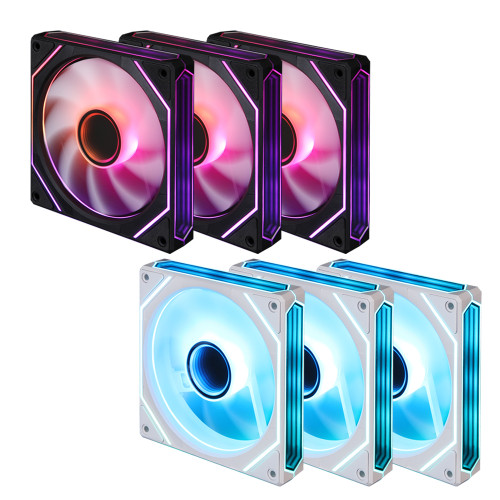 몬스타 가츠 XF120 4페이스팬 (3팩, 블랙)