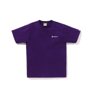 베이프 반팔 SMALLOGO TEE 보라색 ape-116565