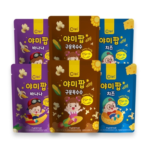 야미팝 구운옥수수2개 + 치즈2개 + 바나나2개