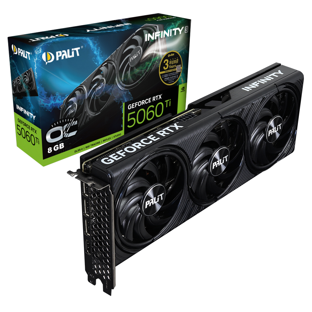 PALIT ������ RTX 5060 Ti INFINITY 3 OC D7 8GB �̿���