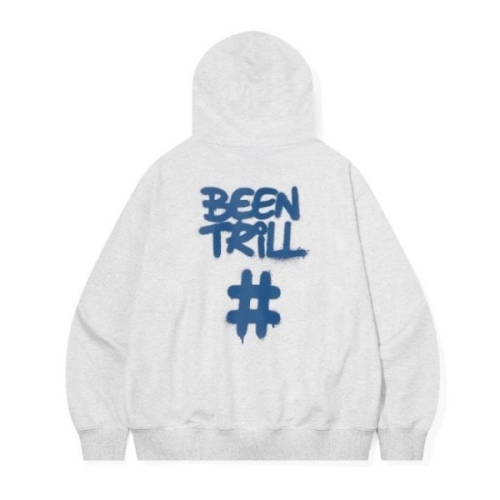 수프 빈트릴자켓 VQA BA251TR002IG 레이 해시태그 후드 집업 아이스 그레이_이미지