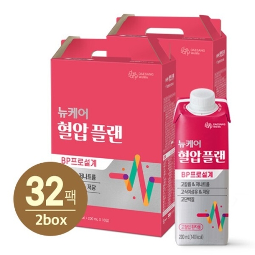 대상웰라이프 뉴케어 혈압플랜 200ml (32개)_이미지