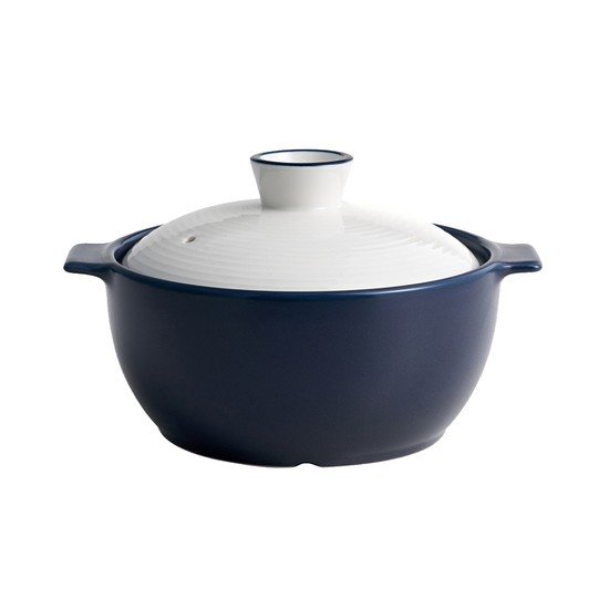 한국도자기 리한 아름팟 무균열 뚝배기 블루 (18cm)