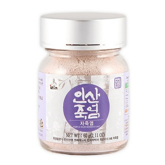 인산죽염  9회 자죽염 분말 60g (1개)