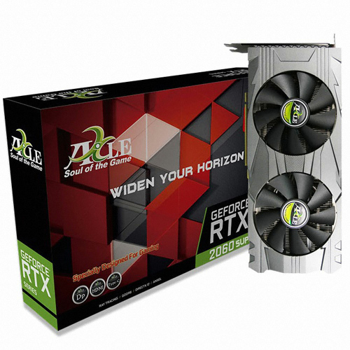 액슬 지포스 RTX 2060 SUPER D6 8GB DUAL 백플레이트_이미지
