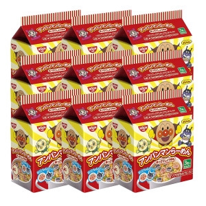닛신 호빵맨 라멘 산뜻한 쇼유맛 3개입 9개