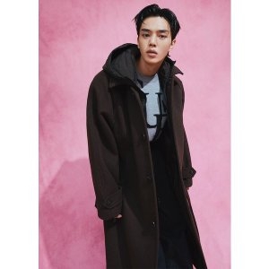 MN4W7853 패딩 라이너 디터처블 롱 코트