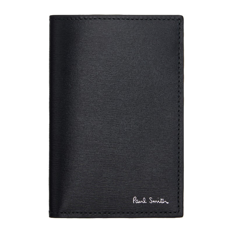폴스미스 블랙 가죽 카드 지갑 M1A-4774-WSTRGS-79 79 Black